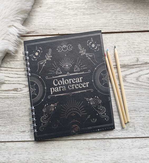 Libreta Mandala Negro