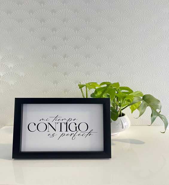 Cuadro Mensaje Amor Contigo