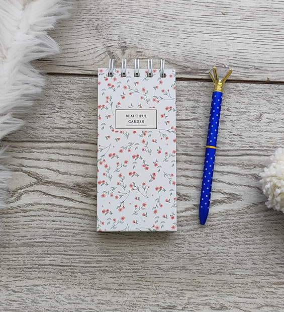 Mini Libreta Flores Colores