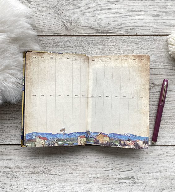 Libreta Van Gogh Vase with Daisies