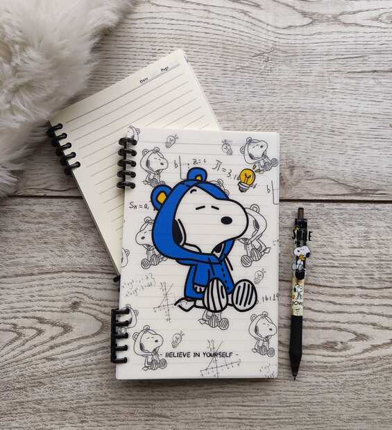 Cartilla Argollada Snoopy Believe