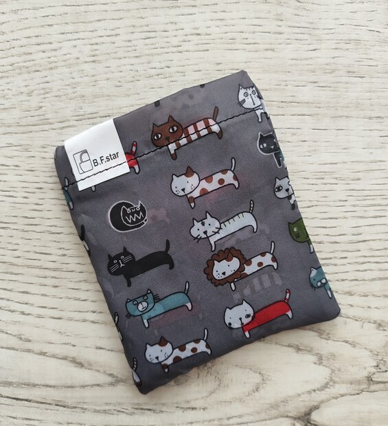Bolsa Plegable Mediana Gatos Larguitos