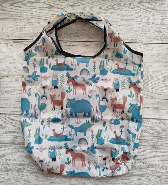 Bolsa Plegable Mediana Animales Salvajes