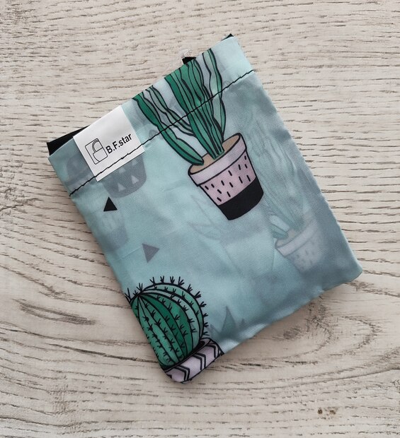 Bolsa Plegable Mediana Cactus