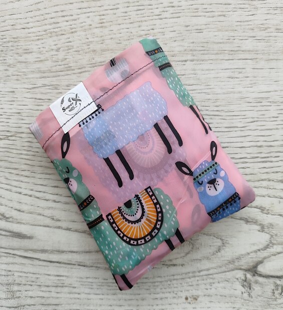 Bolsa Plegable Mediana Llamas