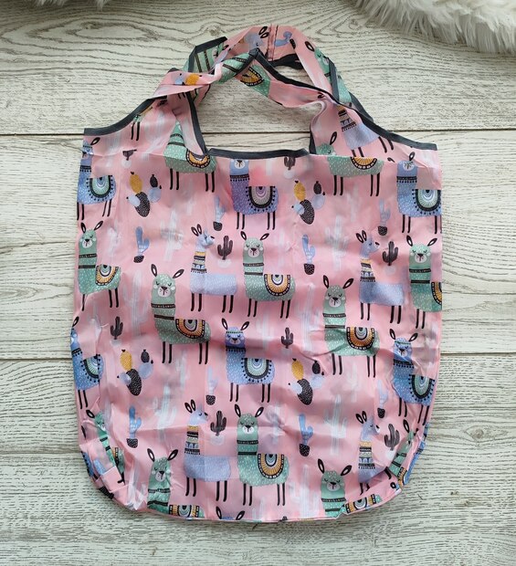 Bolsa Plegable Mediana Llamas