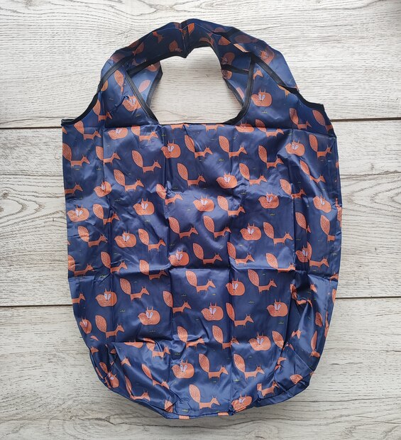 Bolsa Plegable Mediana Zorros Naranja