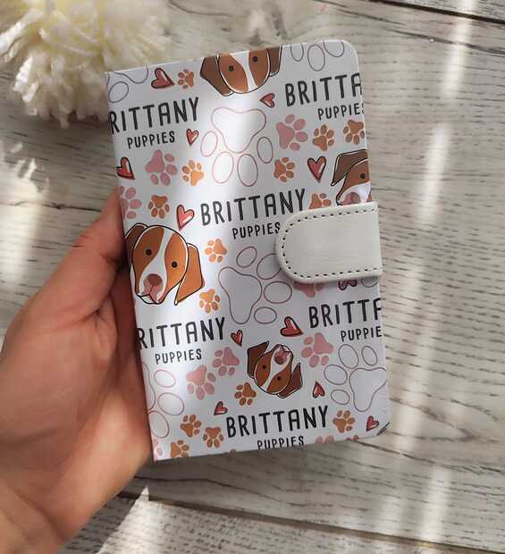 Libreta Correa Perritos Brittany