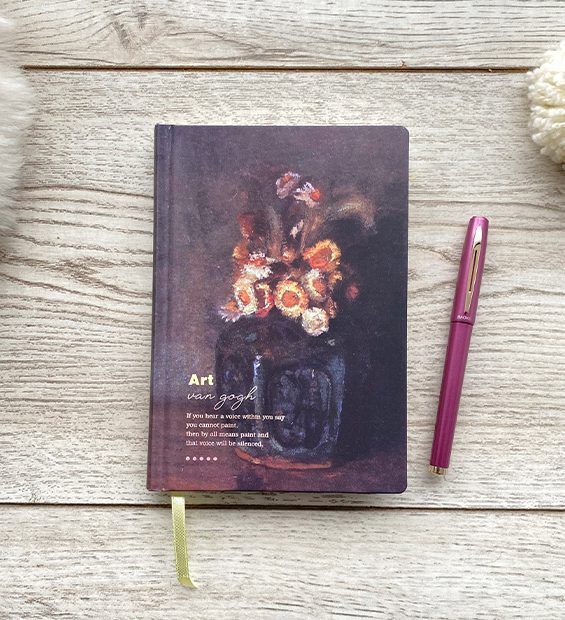 Libreta Van Gogh Vase with Gladioli