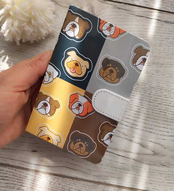 Libreta Correa Perritos Bulldog