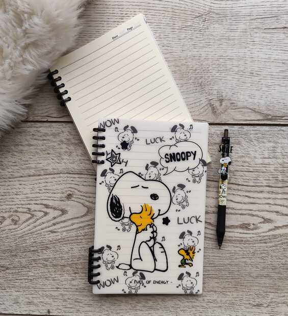 Cartilla Argollada Snoopy Energy