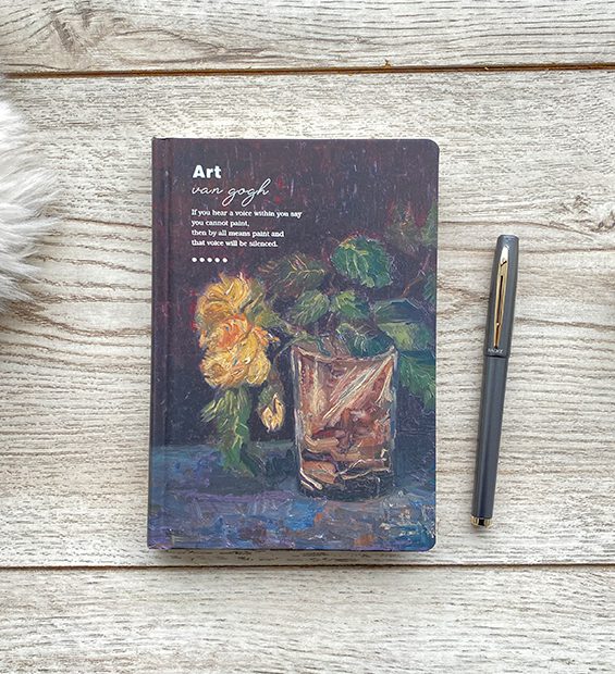 Libreta Van Gogh Still Life with Roses