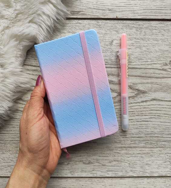 Mini Libreta Degradé Rosada
