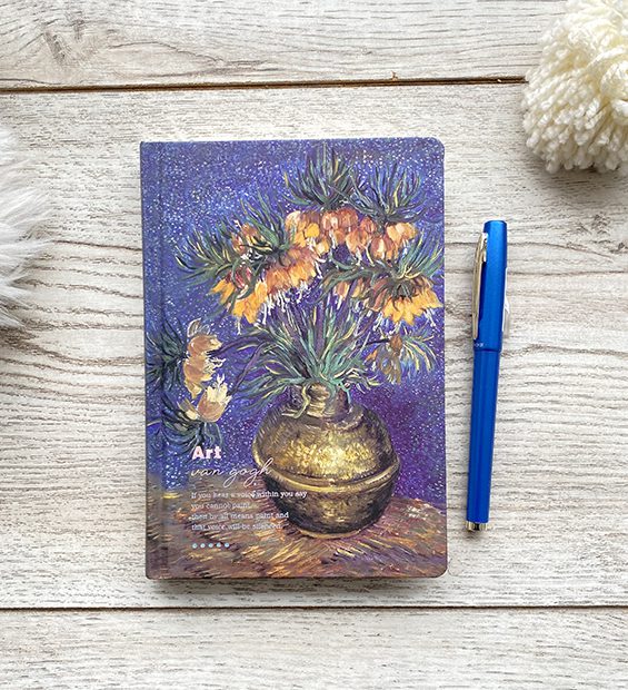 Libreta Van Gogh Vase with Gladioli