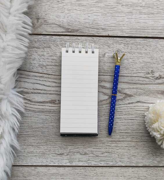 Mini Libreta Flores Negra