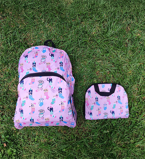 Maleta Plegable Gatos Silvestres