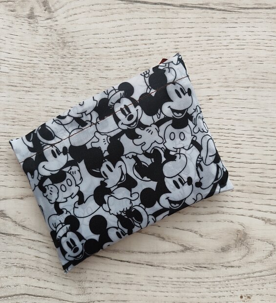 Bolsa Plegable Grande Mickey Mouse B/N