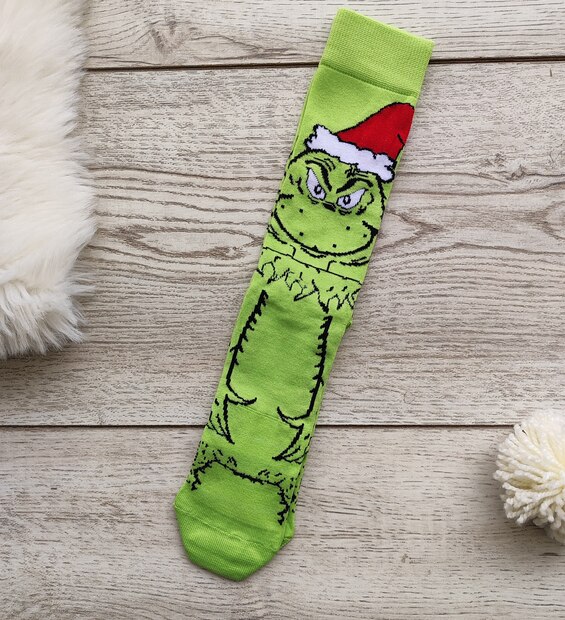 Medias Largas Grinch Navidad