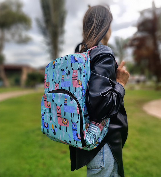 Maleta Plegable Llamas