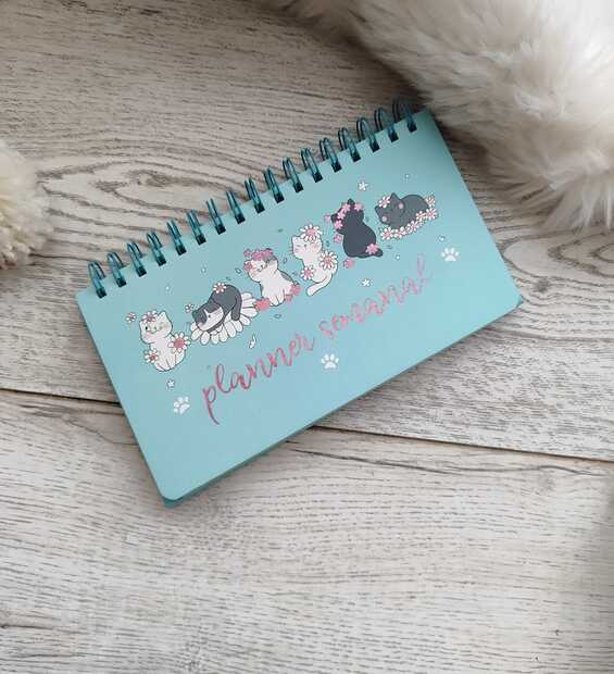 Planeador de Escritorio Gaticos Menta