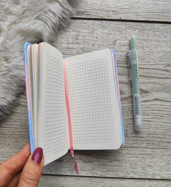 Mini Libreta Degradé Rosada