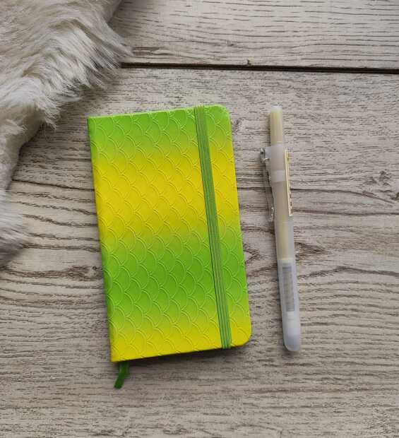 Libreta Degradé Verde