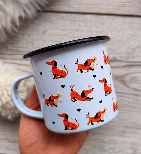 Taza Salchichas Negros