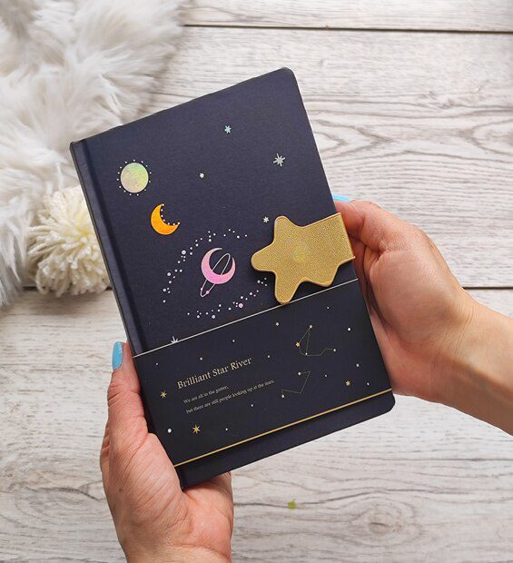 Libreta Negra Lunas Planetas