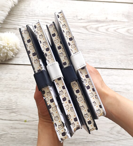 Libreta Cute Cat Negra * Gatos