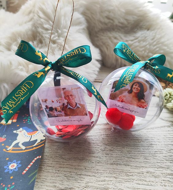 Bolitas Personalizadas * Foto Navidad